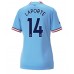Billige Manchester City Aymeric Laporte #14 Hjemmetrøye Dame 2022-23 Kortermet